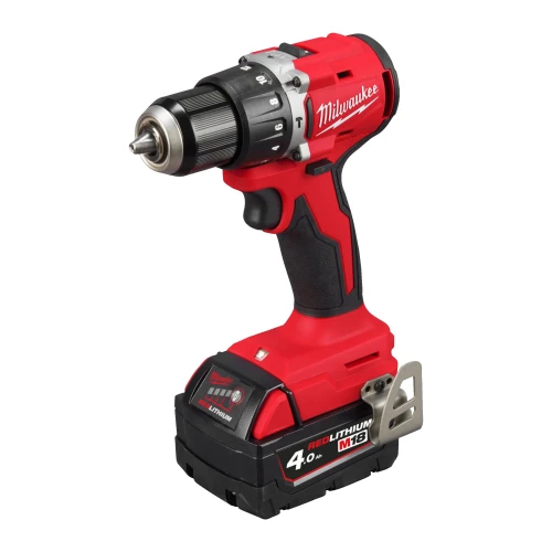Дриль-шурупокрут акумуляторний ударний безщітковий Milwaukee M18 BLPDRC-402C 60.5 Нм (АКБ і ЗП) (4933492824)