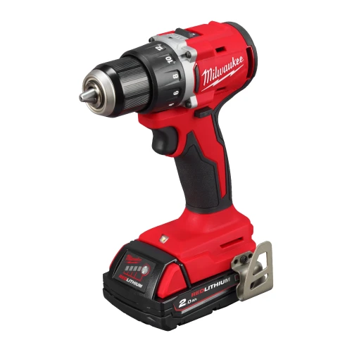 Дриль-шурупокрут акумуляторний Milwaukee M18 BLDDRC-202С 60.5 Нм (АКБ і ЗП) (4933492833)