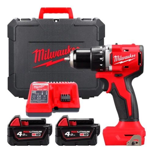Дриль-шурупокрут акумуляторний Milwaukee M18 BLDDRC-402С 60.5 Нм (АКБ і ЗП) (4933492834)