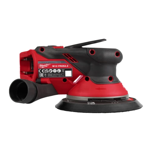 Шліфувальна машина ексцентрикова акумуляторна безщіткова Milwaukee M12 FROS2.5-0 Ø150 мм (без АКБ і ЗП) (4933493647)