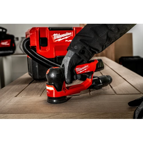 Шліфувальна машина ексцентрикова акумуляторна безщіткова Milwaukee M12 FSDR75-202B Ø75 мм (без АКБ і ЗП) (4933498233)