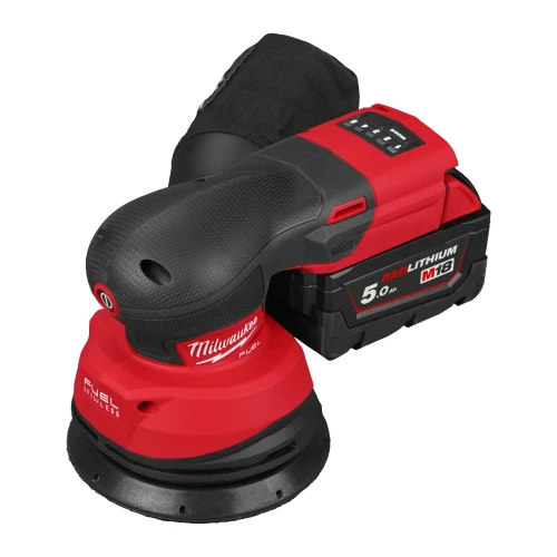 Шліфувальна машина ексцентрикова акумуляторна безщіткова Milwaukee M18 FROS125-502X Ø125 мм (АКБ і ЗП) (4933498254)