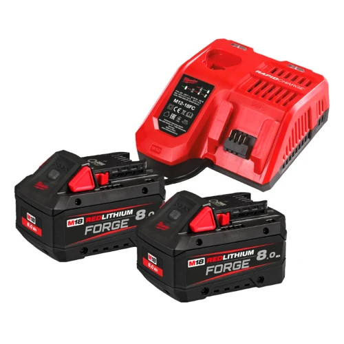 Энергокомплект Milwaukee M18 FORGENRG-802 (АКБ и ЗУ) (4933498612)