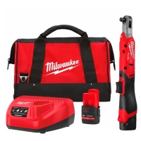 Трещотка аккумуляторная бесщёточная Milwaukee 3/8" M12 FIR38G2-252B 95 Нм (АКБ и ЗУ) (4933498937)