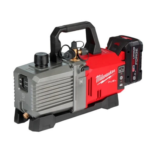 Насос вакуумний акумуляторний безщітковий з адаптером Milwaukee M18 FVP5-801 (АКБ і ЗП) (4933499249)
