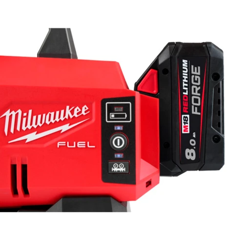 Насос вакуумний акумуляторний безщітковий з адаптером Milwaukee M18 FVP5-801 (АКБ і ЗП) (4933499249)