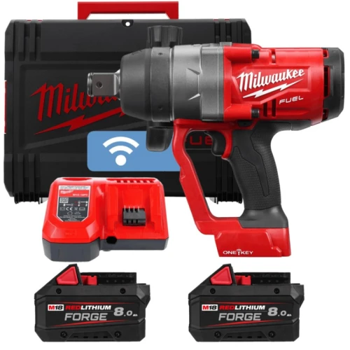 Гайковерт ударный аккумуляторный бесщеточный Milwaukee M18 ONEFHIWF1-802X (2400 Нм) (АКБ и ЗУ) (4933499254)