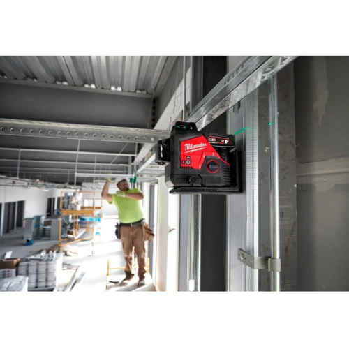 Нівелір лазерний акумуляторний 3D Milwaukee M12 3PLKIT-401P (4933499379) 