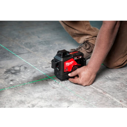 Нівелір лазерний акумуляторний 3D Milwaukee M12 3PLKIT-401P (4933499379) 