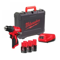 Дриль-шуруповерт акумуляторний безщітковий Milwaukee M12 BLDDRC-203С 40 Нм (АКБ і ЗП) (4933499685)