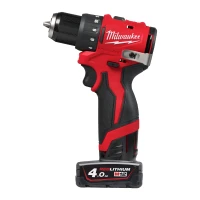 Дрель-шуруповерт аккумуляторная Milwaukee M12 BLDDRC-402С 40 Нм (АКБ и ЗУ) (4933499688)