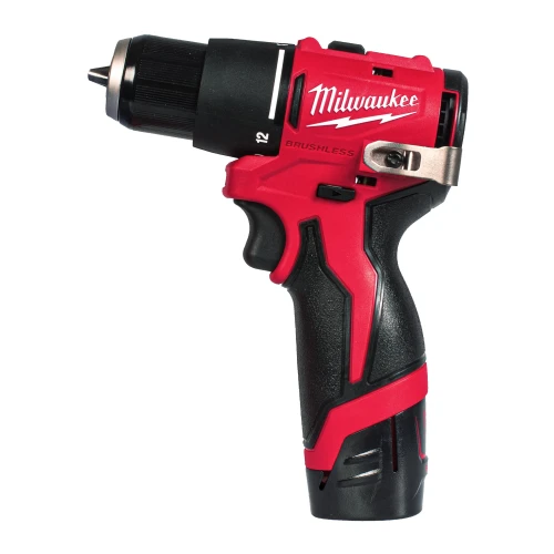 Дриль-шурупокрут акумуляторний ударний безщітковий Milwaukee M12 BLPDRC-202С 40 Нм (АКБ і ЗП) (4933500422)