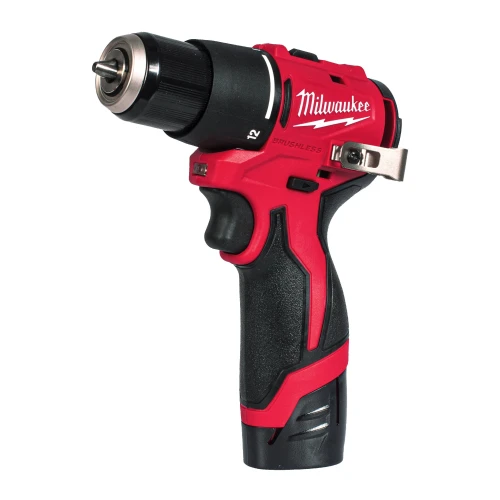 Дриль-шурупокрут акумуляторний ударний безщітковий Milwaukee M12 BLPDRC-202С 40 Нм (АКБ і ЗП) (4933500422)
