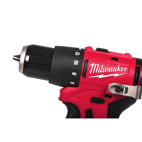 Дриль-шурупокрут акумуляторний ударний безщітковий Milwaukee M12 BLPDRC-402С 40 Нм (АКБ і ЗП) (4933500424)