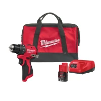 Дриль-шурупокрут акумуляторний Milwaukee M12 BLDDRC- 201BRF 40 Нм (АКБ і ЗП) (4933500773)