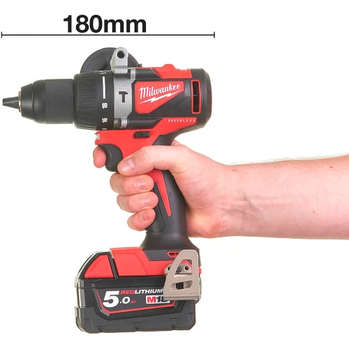 Дрель-шуруповерт аккумуляторная ударная бесщеточная Milwaukee M18 BLPD2-501BRF 82 Нм (АКБ и ЗУ) (4933500775)