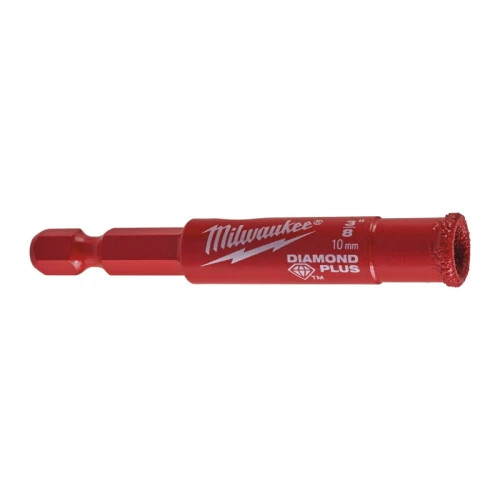 Коронка алмазна MILWAUKEE Diamond Plus 1/4 Hex Ø 10 мм (49560509)