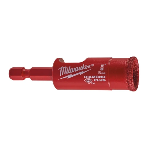 Коронка алмазна MILWAUKEE Diamond Plus 1/4 Hex Ø 15 мм (49560513)