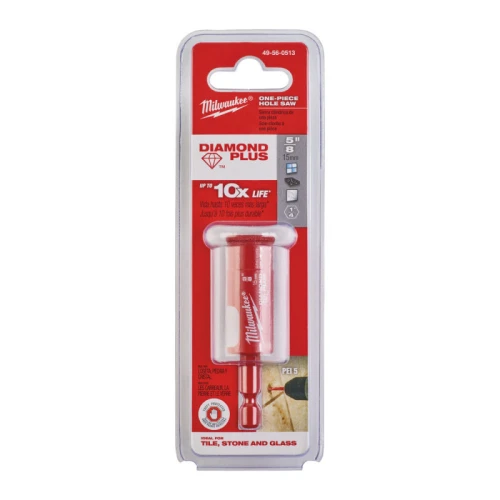 Коронка алмазна MILWAUKEE Diamond Plus 1/4 Hex Ø 15 мм (49560513)