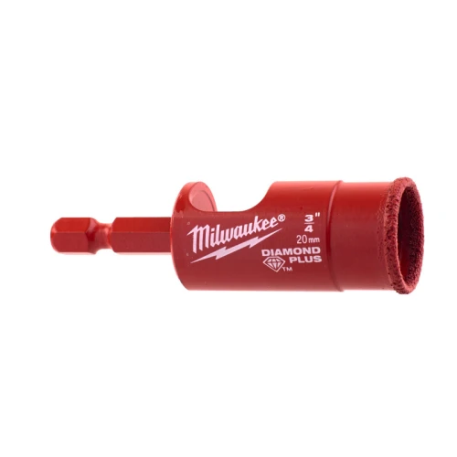 Коронка алмазна MILWAUKEE Diamond Plus 1/4 Hex Ø 20 мм (49560515)