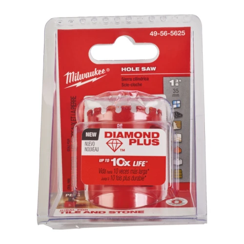 Коронка алмазна MILWAUKEE Diamond Plus 5/8" x 18 Ø 35 мм (49565625)