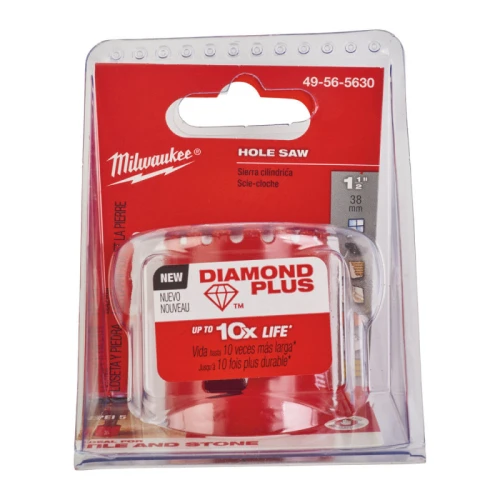 Коронка алмазна MILWAUKEE Diamond Plus 5/8" x 18 Ø 38 мм (49565630)