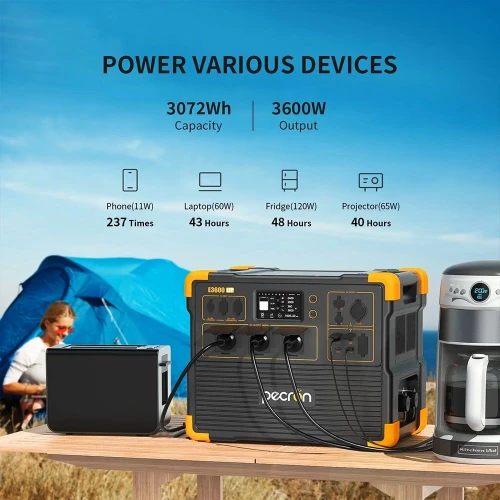 Портативная зарядная станция PECRON E3600LFP