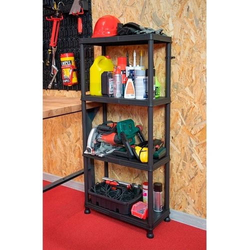 Система стелажів QBRICK SYSTEM Regular 60/30 4 полиці 100 кг (REGQRS60304CZAPG001)