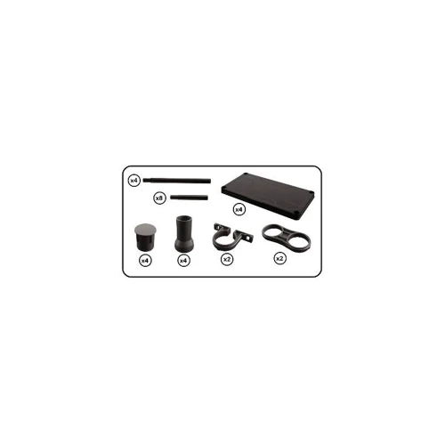 Система стелажів QBRICK SYSTEM Regular Mix 60/30 4 полиці 100 кг (REGQRS60304MCZAPG001)