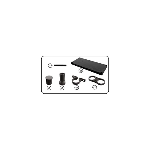 Система стелажів QBRICK SYSTEM Regular Low 74/32 5 полиць 125  кг (REGQRS74325LCZAPG001)