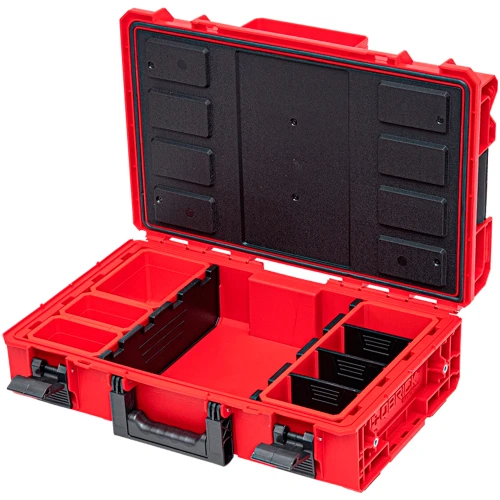 Ящик для інструментів QBRICK SYSTEM ONE 200 2.0 PROFI RED ULTRA HD CUSTOM 585x385x190 мм (SKRQ200P2CCZEPG003)