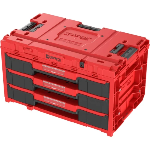 Ящик для інструментів QBRICK SYSTEM ONE DRAWER 3 TOOLBOX RED ULTRA HD CUSTOM 2.0 587x380x340 мм (SKRQONED3CZEPG003)