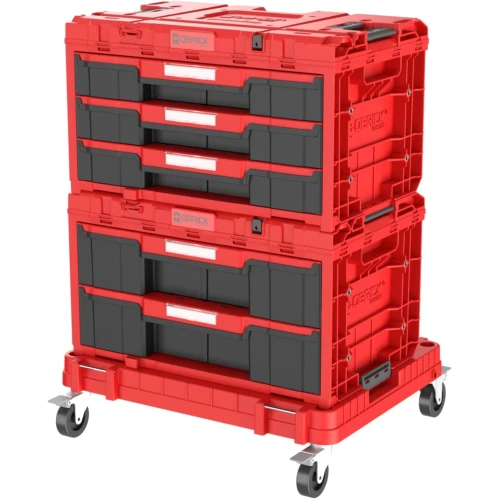 Ящик для інструментів QBRICK SYSTEM ONE DRAWER 3 TOOLBOX RED ULTRA HD CUSTOM 2.0 587x380x340 мм (SKRQONED3CZEPG003)
