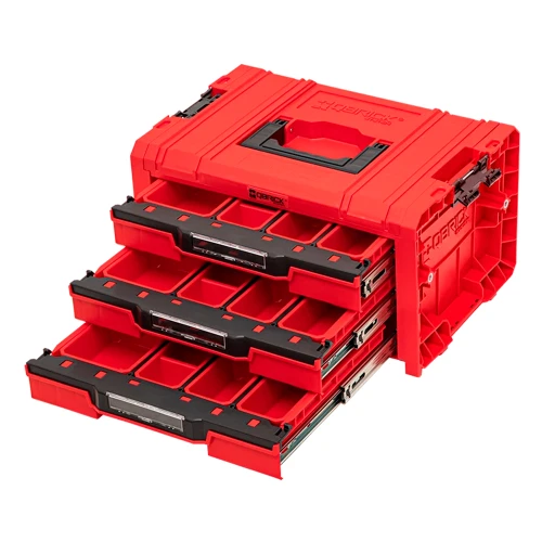 Ящик для інструментів QBRICK SYSTEM PRO DRAWER 3 TOOLBOX Expert 2.0 RED UHD CUSTOM 450x310x244 мм (SKRQPROD3E2CCZEPG003)