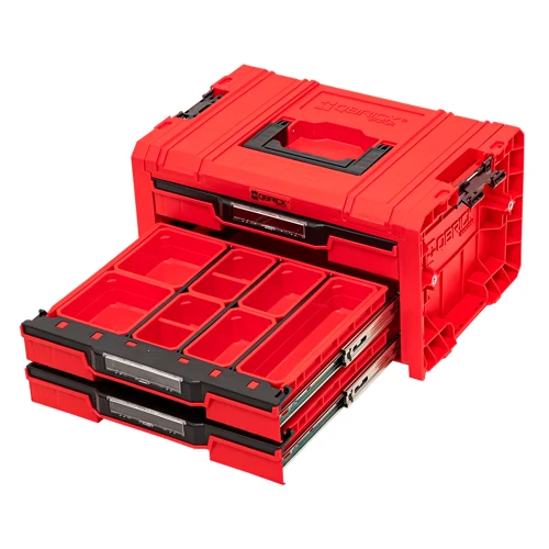 Ящик для інструментів QBRICK SYSTEM PRO DRAWER 3 TOOLBOX Expert 2.0 RED UHD CUSTOM 450x310x244 мм (SKRQPROD3E2CCZEPG003)