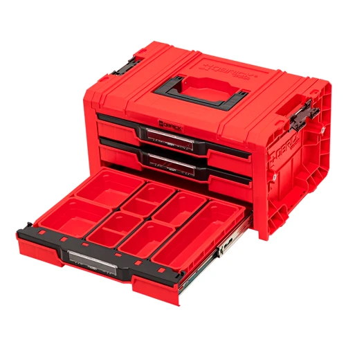 Ящик для інструментів QBRICK SYSTEM PRO DRAWER 3 TOOLBOX Expert 2.0 RED UHD CUSTOM 450x310x244 мм (SKRQPROD3E2CCZEPG003)