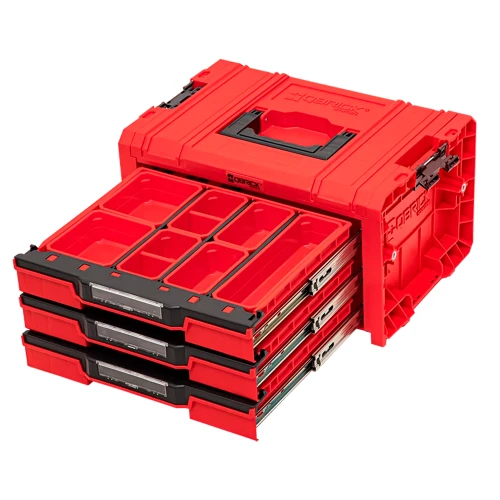 Ящик для інструментів QBRICK SYSTEM PRO DRAWER 3 TOOLBOX Expert 2.0 RED UHD CUSTOM 450x310x244 мм (SKRQPROD3E2CCZEPG003)