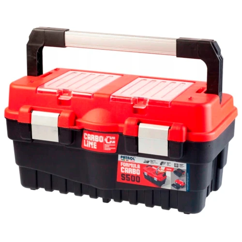 Ящик для інструментів QBRICK SYSTEM FORMULA CARBO S 500 RED 18.5" 462x256x242 мм (SKRS500FCPZCZEPG001)