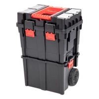 Ящик для інструментів на колесах QBRICK SYSTEM Wheelbox HD Compact Logic PA PROMO RED (SKRWCLHDPZPCCZAPG003)