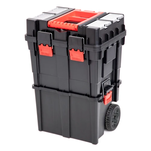 Ящик для інструментів на колесах QBRICK SYSTEM Wheelbox HD Compact Logic PA PROMO RED (SKRWCLHDPZPCCZAPG003)