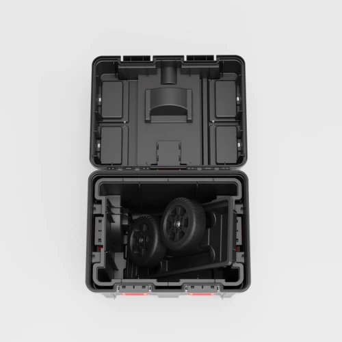 Ящик для інструментів на колесах QBRICK SYSTEM Wheelbox HD Compact Logic PA PROMO RED (SKRWCLHDPZPCCZAPG003)