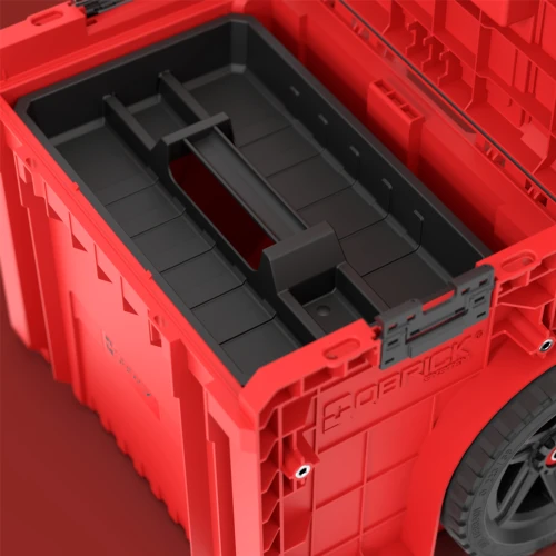 Ящик для інструментів QBRICK SYSTEM PRO CART 2.0 PLUS RED ULTRA HD CUSTOM 490x415x660 мм (SKRWQCPRO2PCCZEPG003)