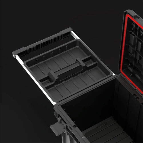 Ящик для інструментів QBRICK SYSTEM ONE TROLLEY VARIO 605×405×365 мм (SKRWQONETVCZAPG003)