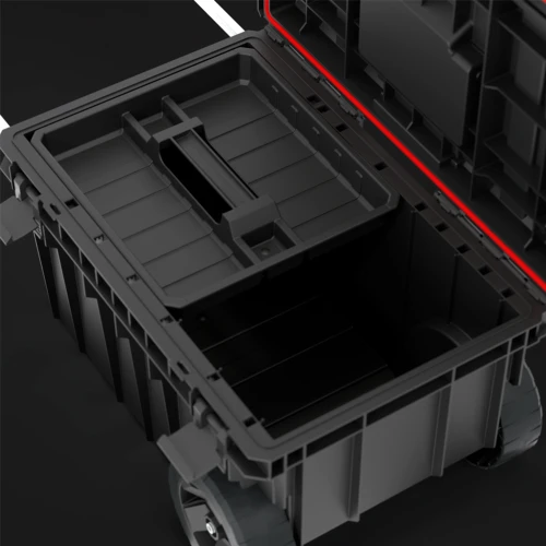 Ящик для інструментів QBRICK SYSTEM ONE TROLLEY VARIO 605×405×365 мм (SKRWQONETVCZAPG003)