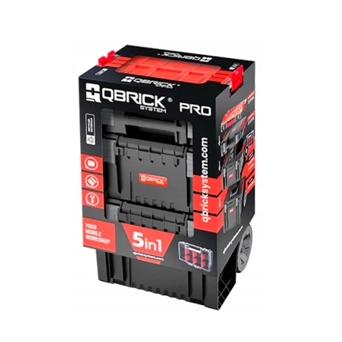 Набір ящиків для інструментів QBRICK SYSTEM PRO SET 5 в 1 450x390x785 мм (Z255710PG002)
