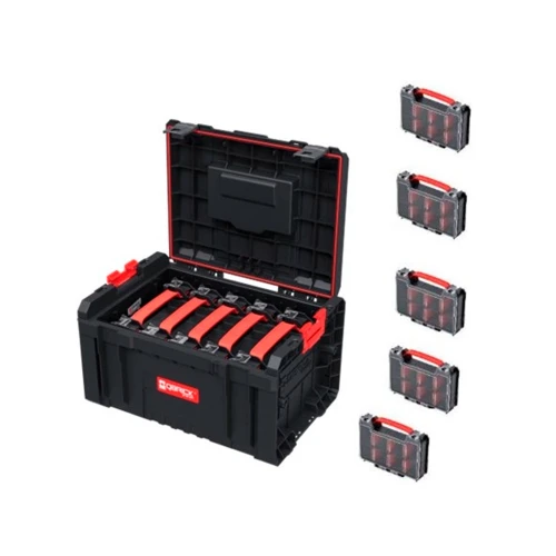 Ящик для інструментів QBRICK SYSTEM PRO TOOLBOX + 5 органайзерів PRO ORGANIZER MULTI (Z257776PG003)