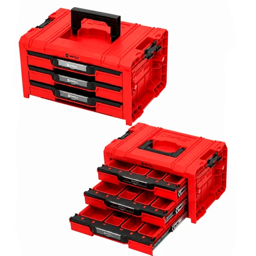 Набір ящиків для інструментів QBRICK SYSTEM PRO RED DRAWER WORKSHOP SET 6 2.0 RUHD 525x345x885 мм (Z258353PG003)
