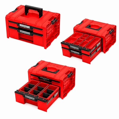 Набір ящиків для інструментів QBRICK SYSTEM PRO RED DRAWER WORKSHOP SET 6 2.0 RUHD 525x345x885 мм (Z258353PG003)