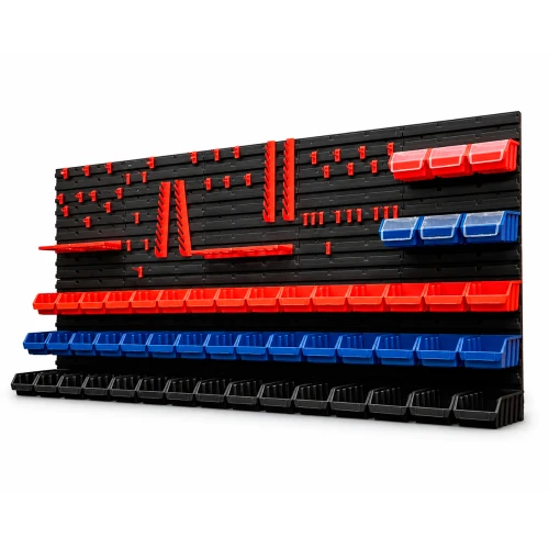 Настінний органайзер із лотками QBRICK SYSTEM Fixing Wall BIG SET 400x358x369 мм (Z258759PG001)