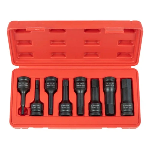 Набір ударних головок QUATROS QS50008 HEX 1/2" 8 предметів